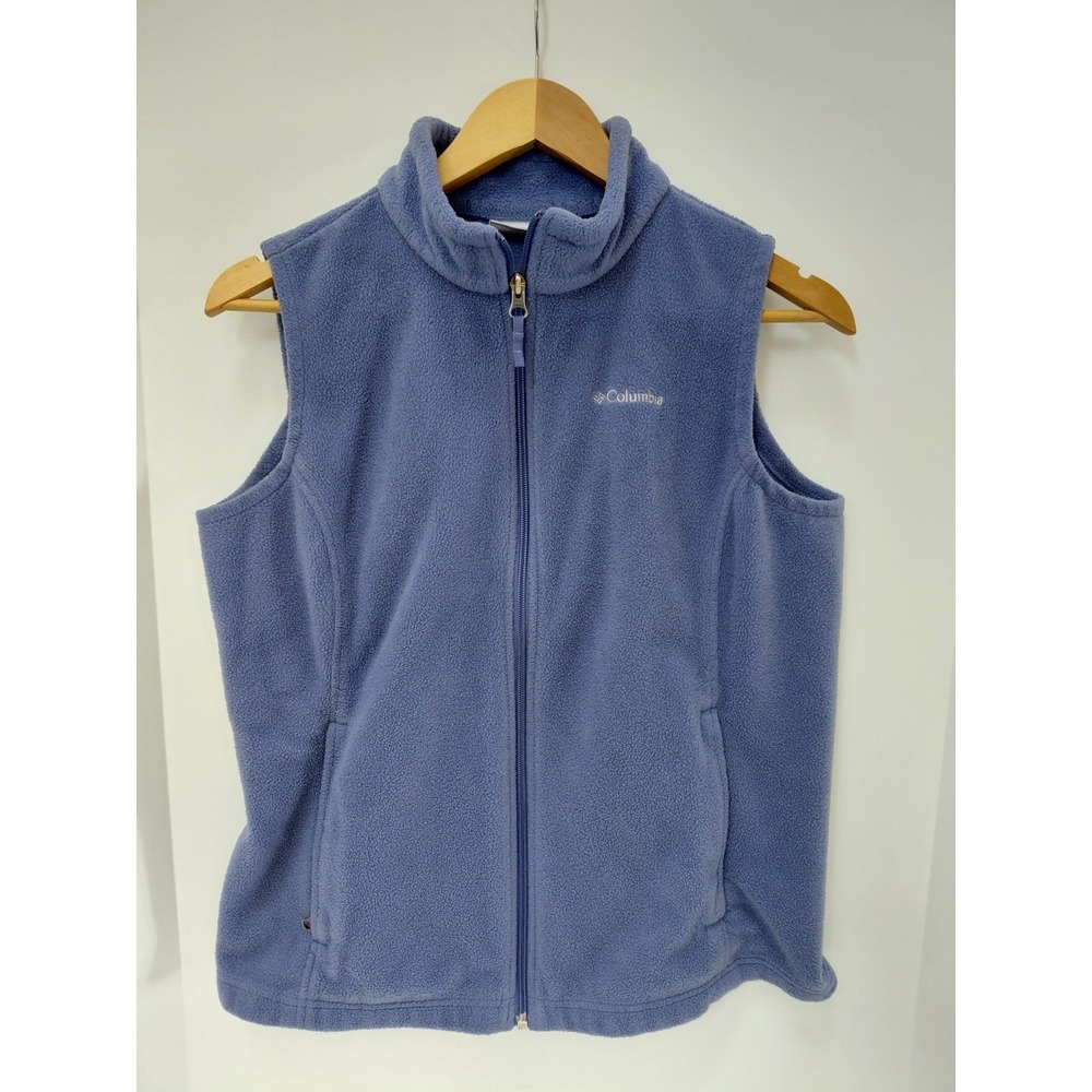 Columbia Benton‎ Springs Fleece Vest Girls XL 18 / 20 Blue